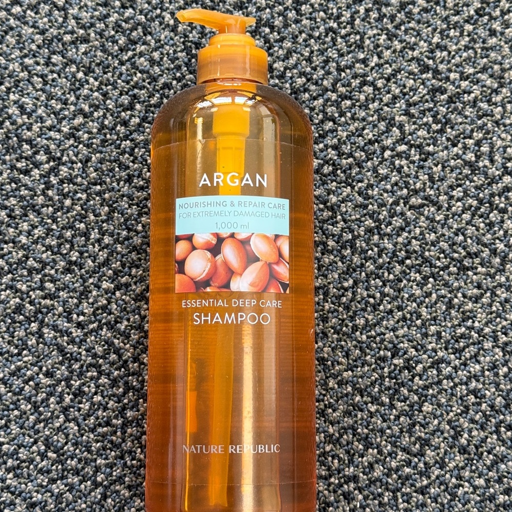 Nature Republic Argan Essential Deep Care Shampoo 33.8 fl oz New